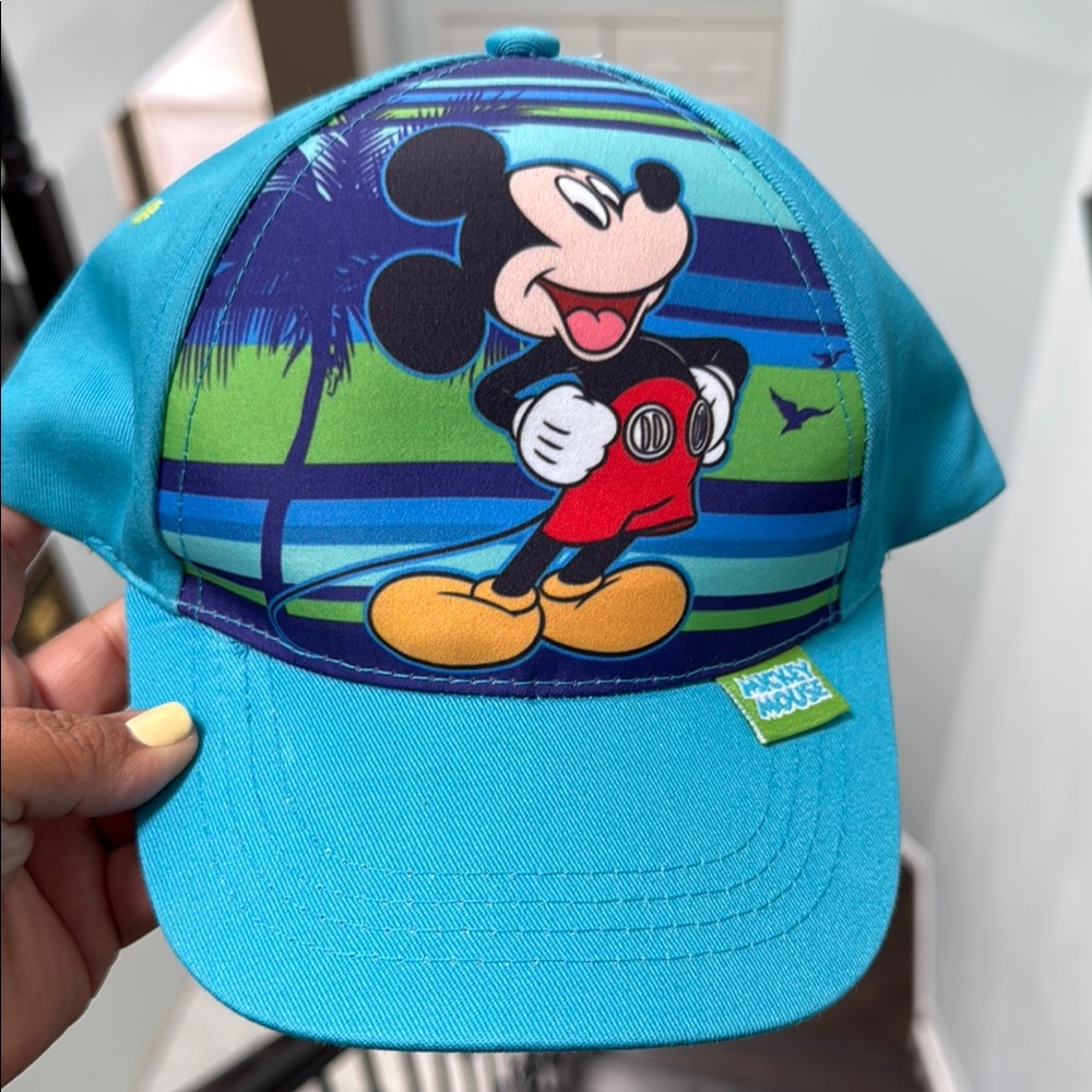 Disney Mickey Mouse Tropical Blue Hat